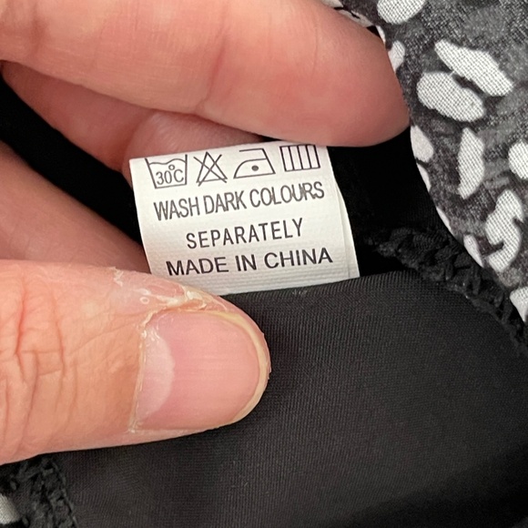 Leopard Print Midi Dress Womens L Lined V Neck Ruffles Short Sleeve - Picture 9 of 14